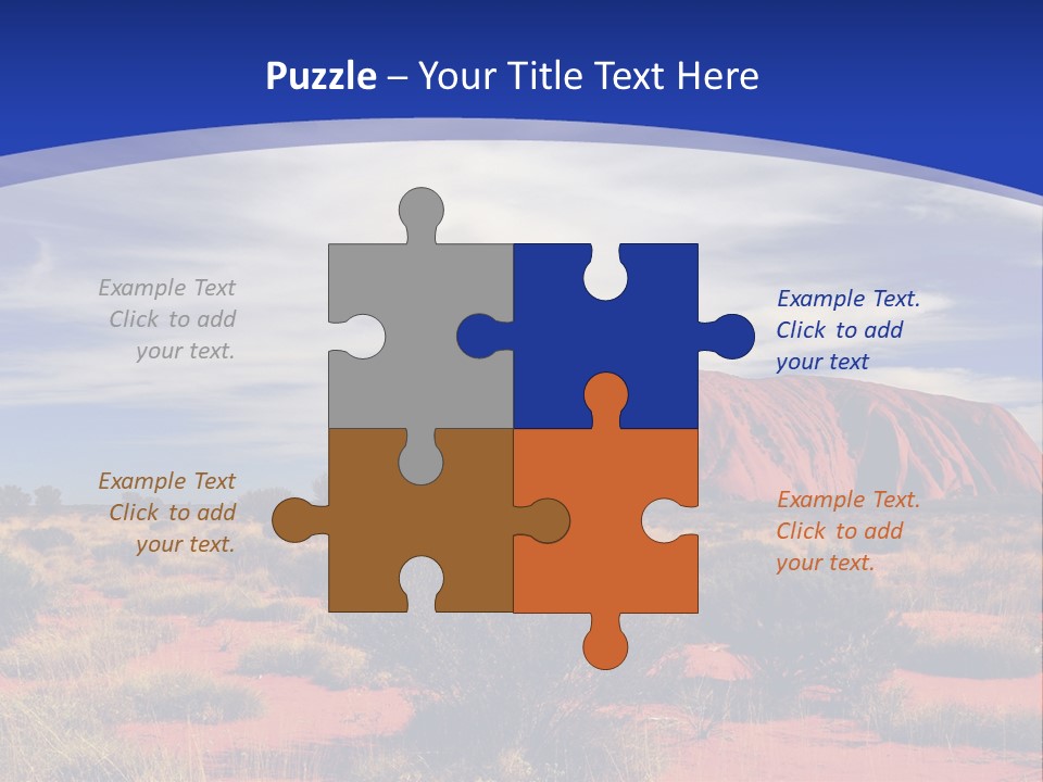 Red Kata Kjuta National Park PowerPoint Template