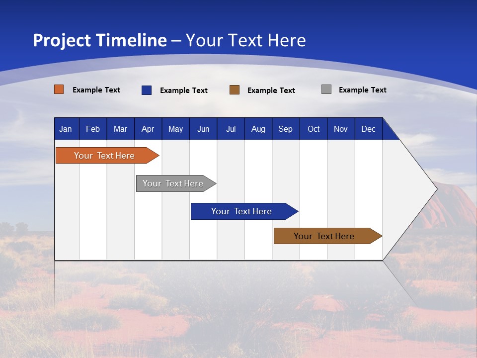 Red Kata Kjuta National Park PowerPoint Template