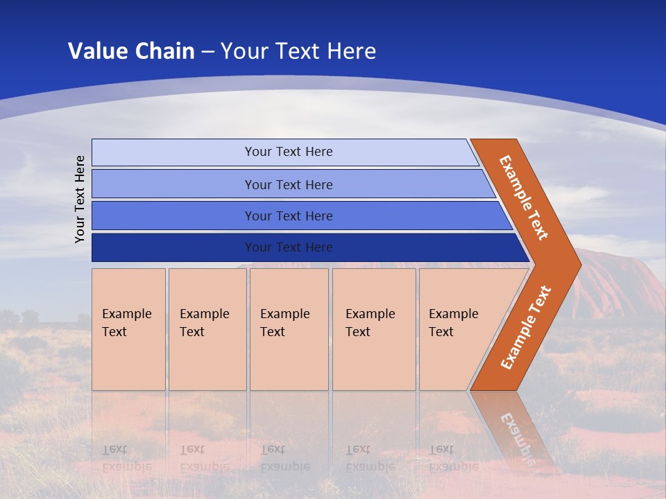 Red Kata Kjuta National Park PowerPoint Template