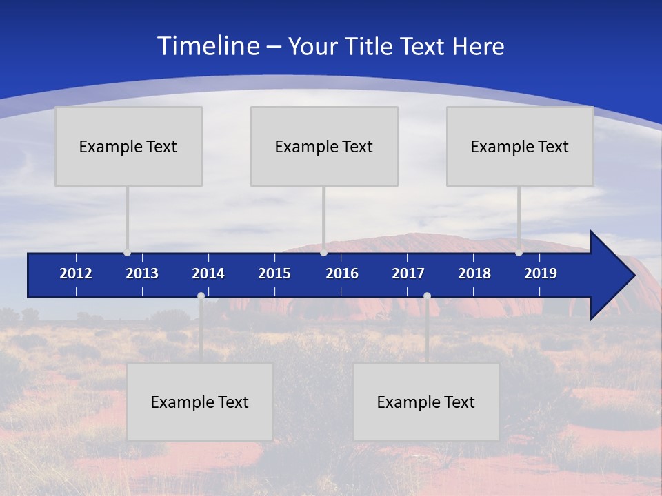 Red Kata Kjuta National Park PowerPoint Template