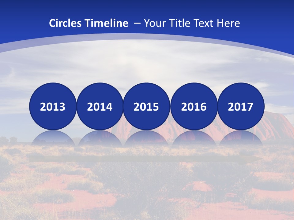 Red Kata Kjuta National Park PowerPoint Template