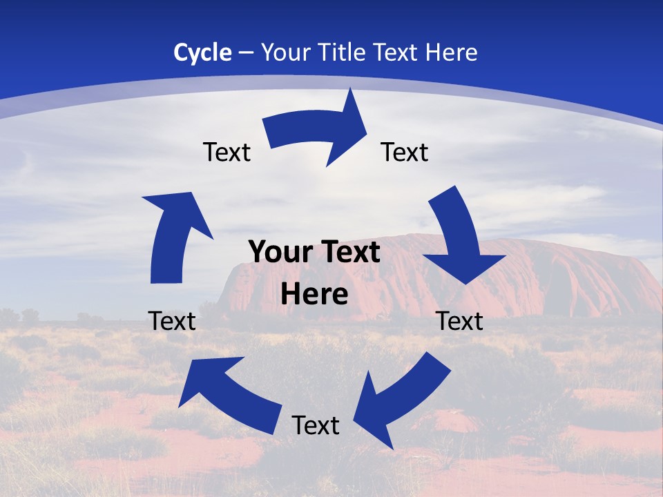 Red Kata Kjuta National Park PowerPoint Template