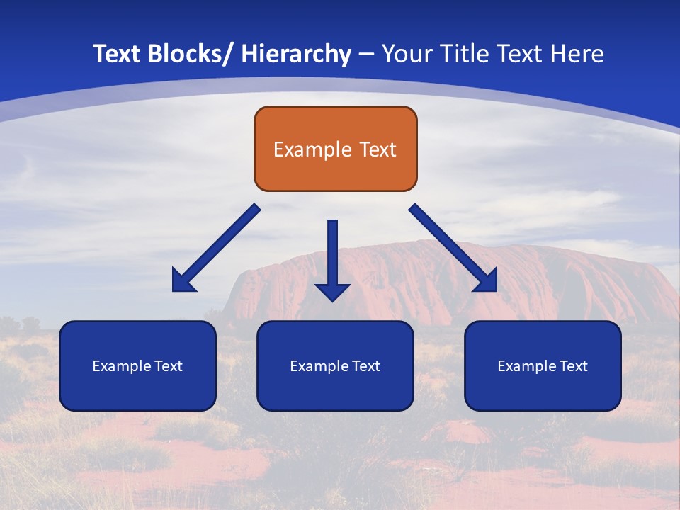 Red Kata Kjuta National Park PowerPoint Template