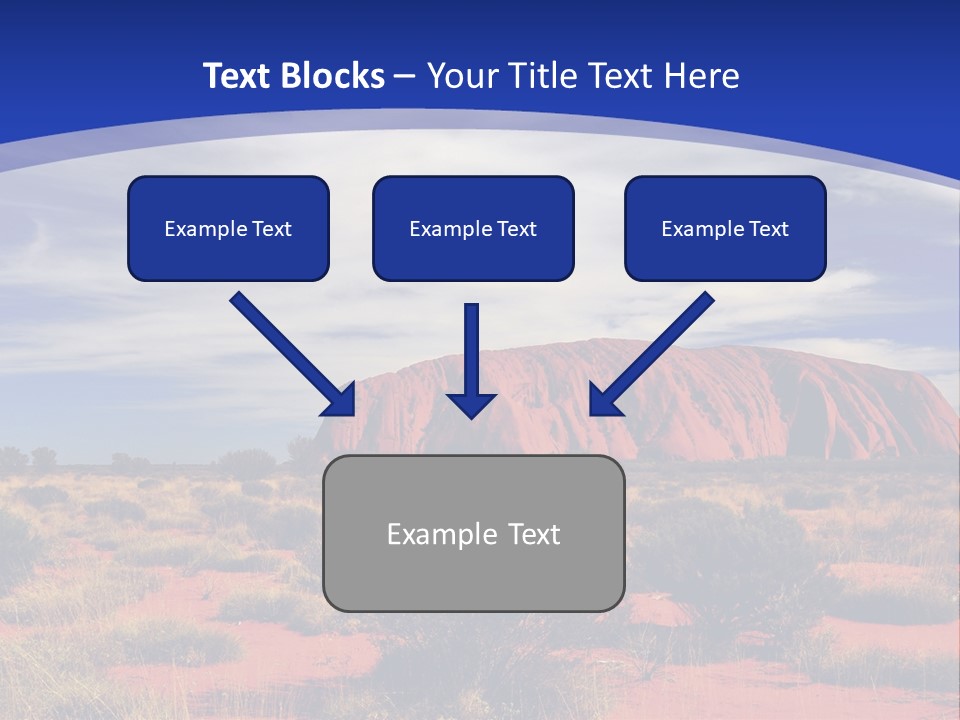 Red Kata Kjuta National Park PowerPoint Template