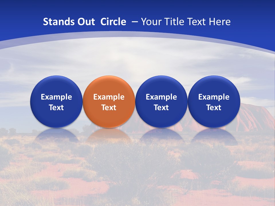 Red Kata Kjuta National Park PowerPoint Template