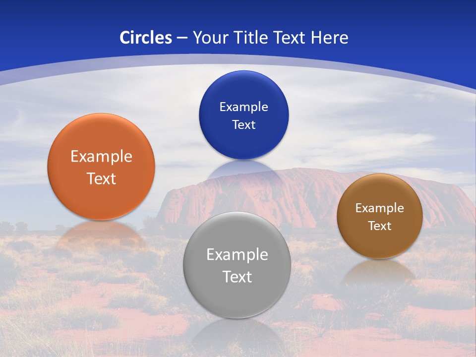 Red Kata Kjuta National Park PowerPoint Template