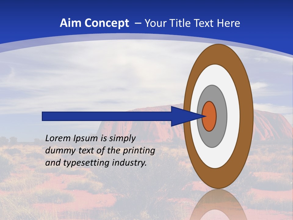 Red Kata Kjuta National Park PowerPoint Template