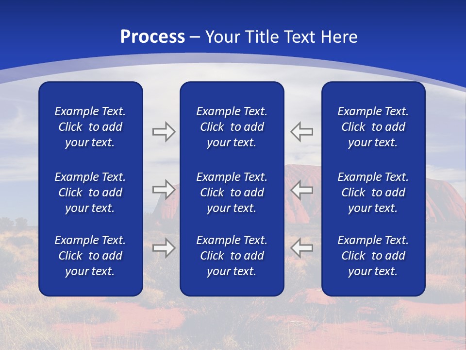 Red Kata Kjuta National Park PowerPoint Template