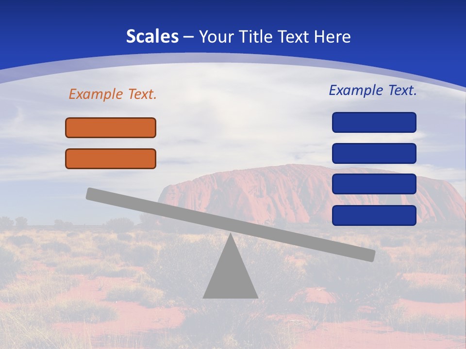 Red Kata Kjuta National Park PowerPoint Template