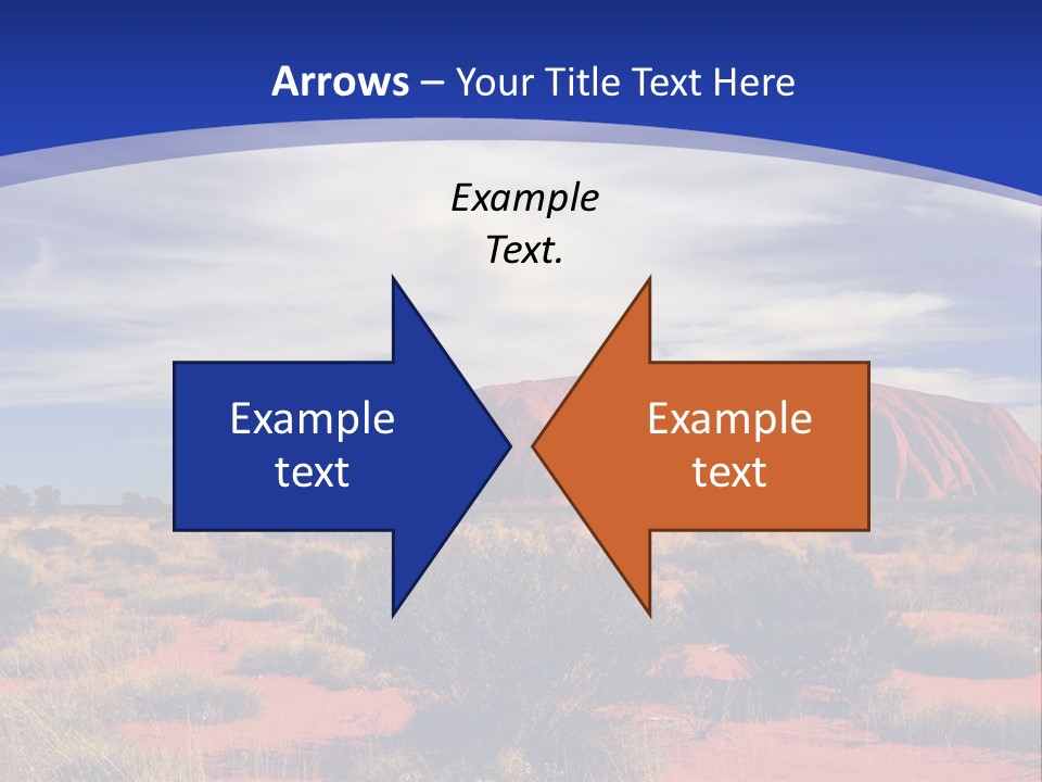 Red Kata Kjuta National Park PowerPoint Template