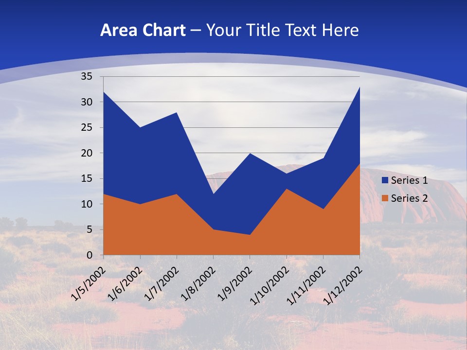 Red Kata Kjuta National Park PowerPoint Template