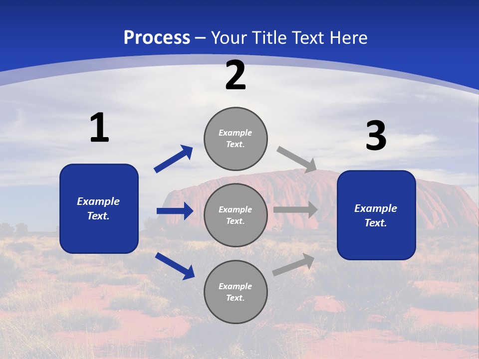 Red Kata Kjuta National Park PowerPoint Template