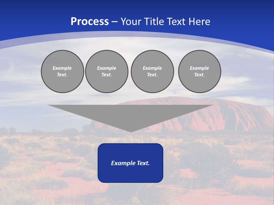 Red Kata Kjuta National Park PowerPoint Template