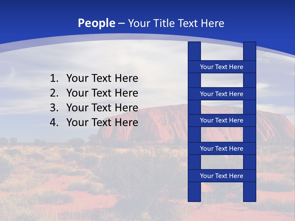 Red Kata Kjuta National Park PowerPoint Template