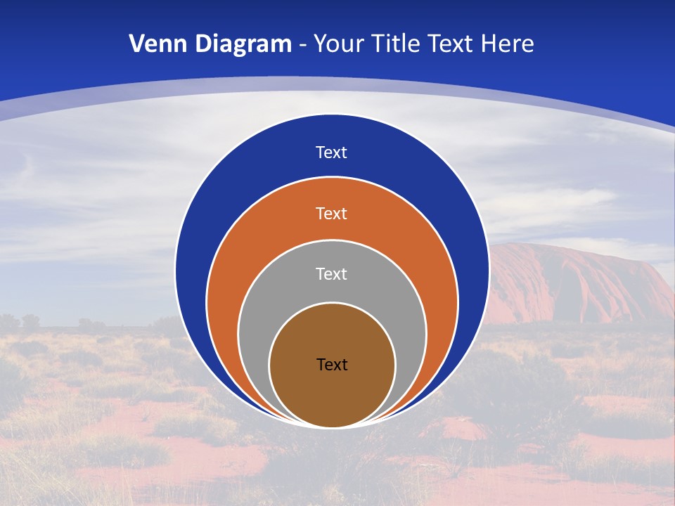 Red Kata Kjuta National Park PowerPoint Template
