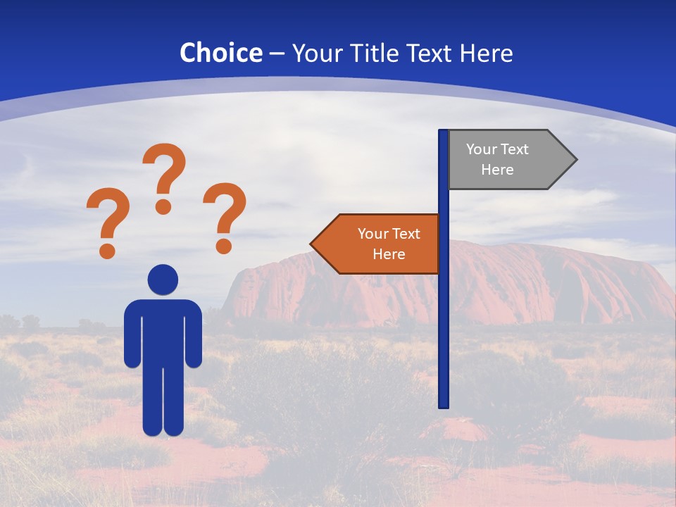 Red Kata Kjuta National Park PowerPoint Template