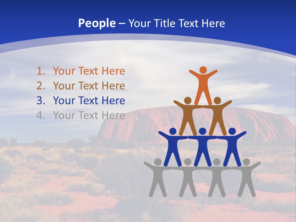 Red Kata Kjuta National Park PowerPoint Template