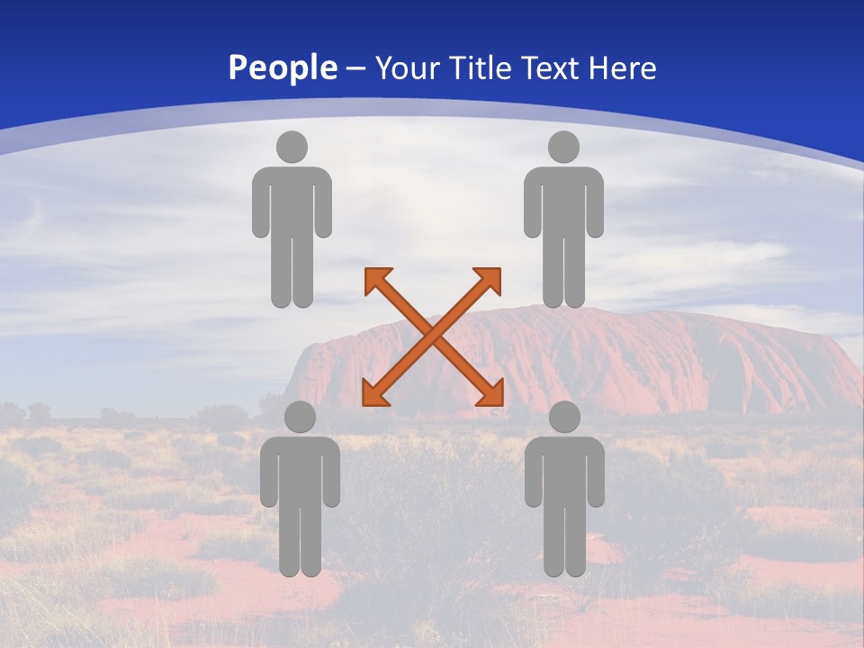 Red Kata Kjuta National Park PowerPoint Template