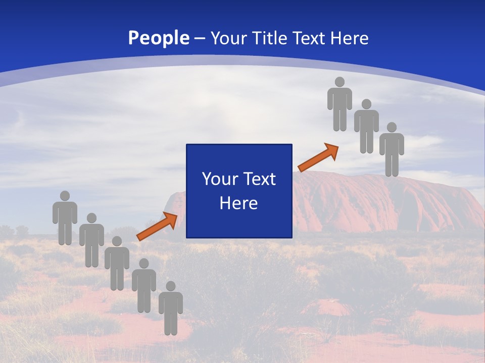 Red Kata Kjuta National Park PowerPoint Template