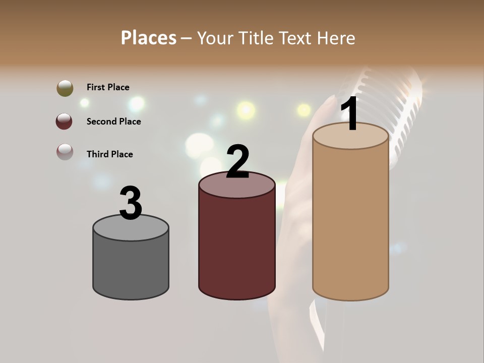Sing Instrument Vintage PowerPoint Template