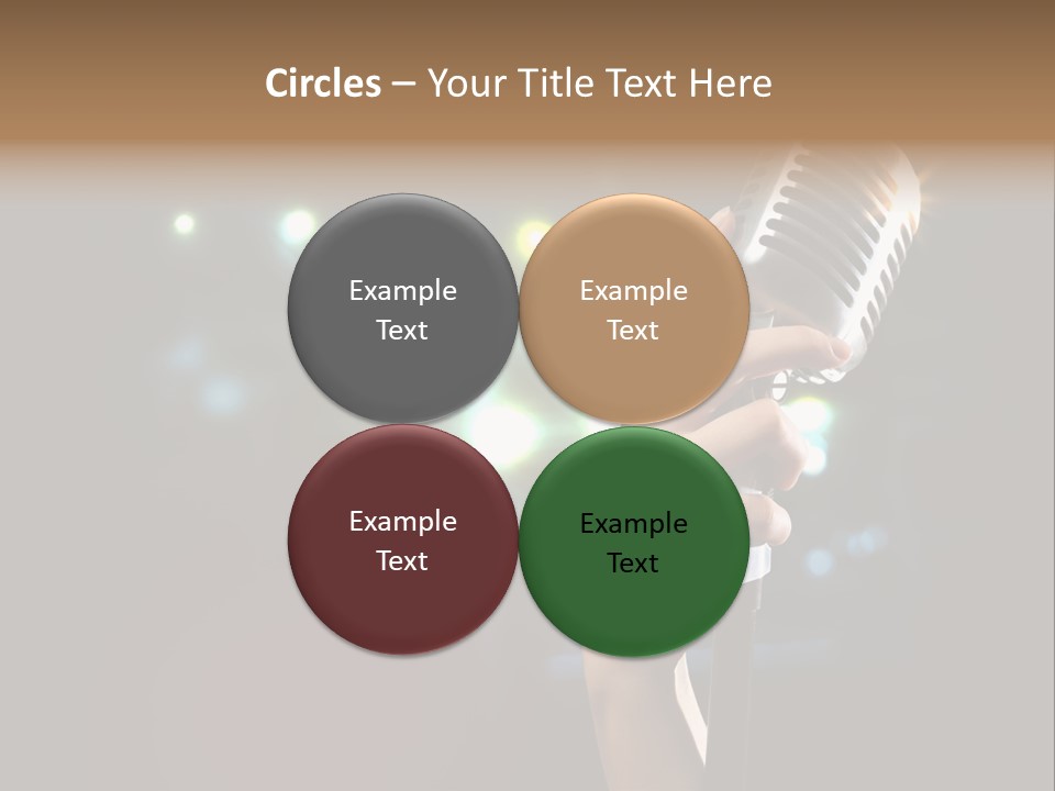 Sing Instrument Vintage PowerPoint Template