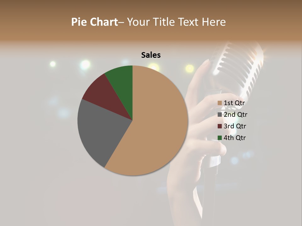Sing Instrument Vintage PowerPoint Template
