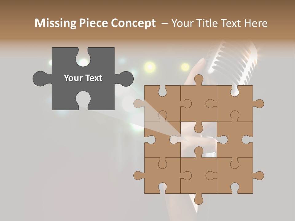 Sing Instrument Vintage PowerPoint Template