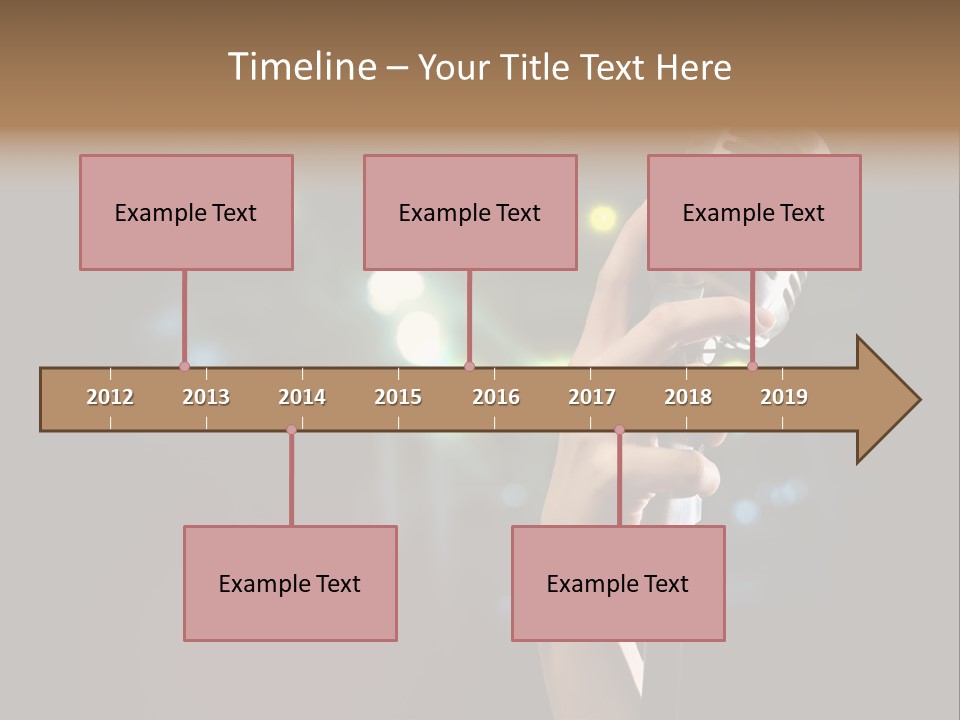 Sing Instrument Vintage PowerPoint Template