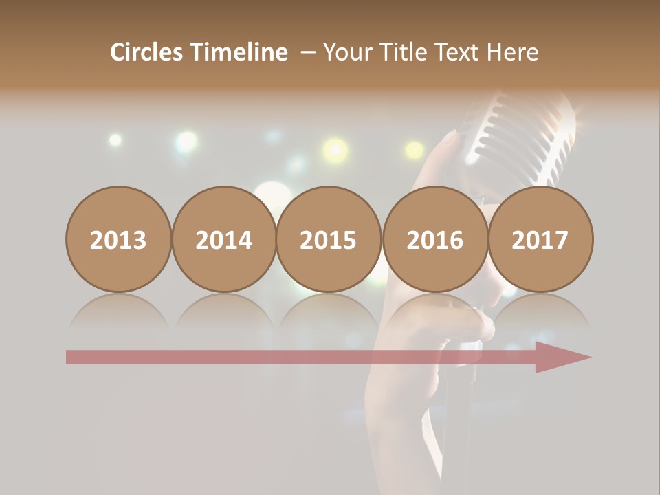 Sing Instrument Vintage PowerPoint Template