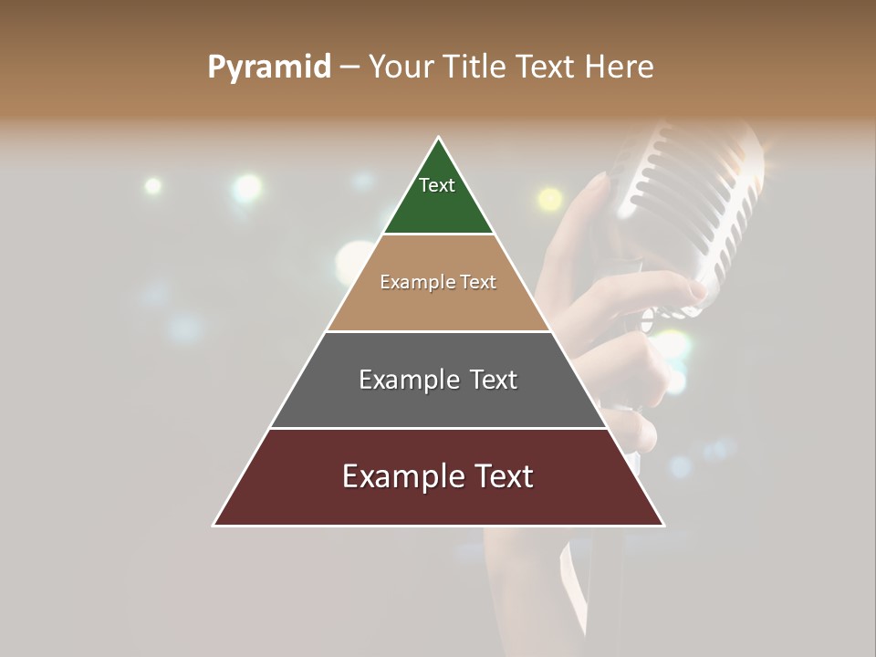 Sing Instrument Vintage PowerPoint Template