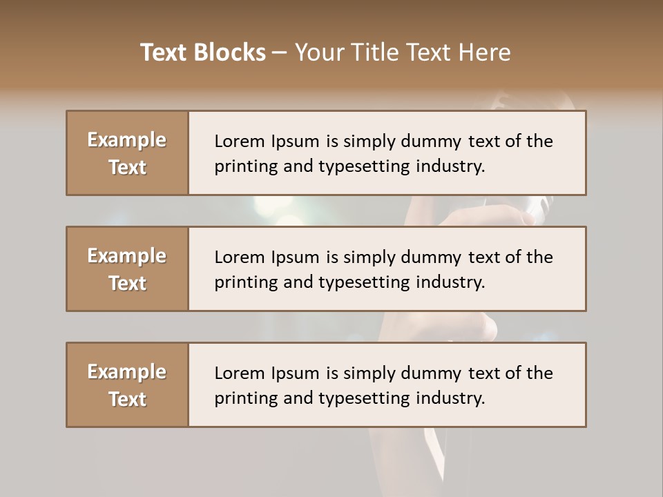 Sing Instrument Vintage PowerPoint Template