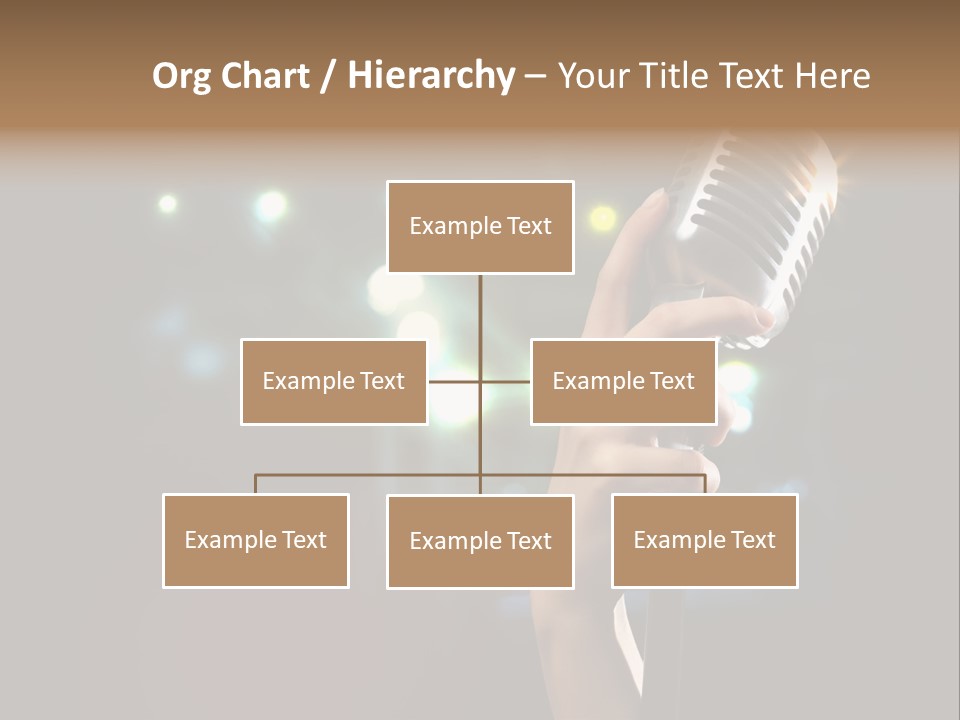 Sing Instrument Vintage PowerPoint Template