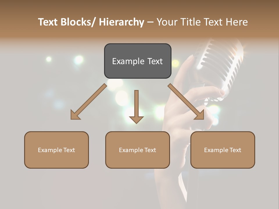Sing Instrument Vintage PowerPoint Template