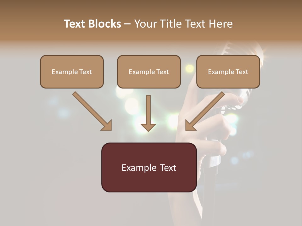 Sing Instrument Vintage PowerPoint Template
