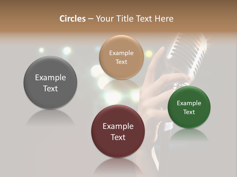 Sing Instrument Vintage PowerPoint Template