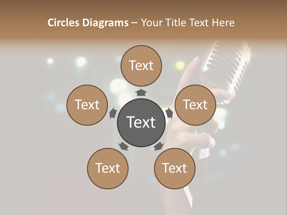 Sing Instrument Vintage PowerPoint Template