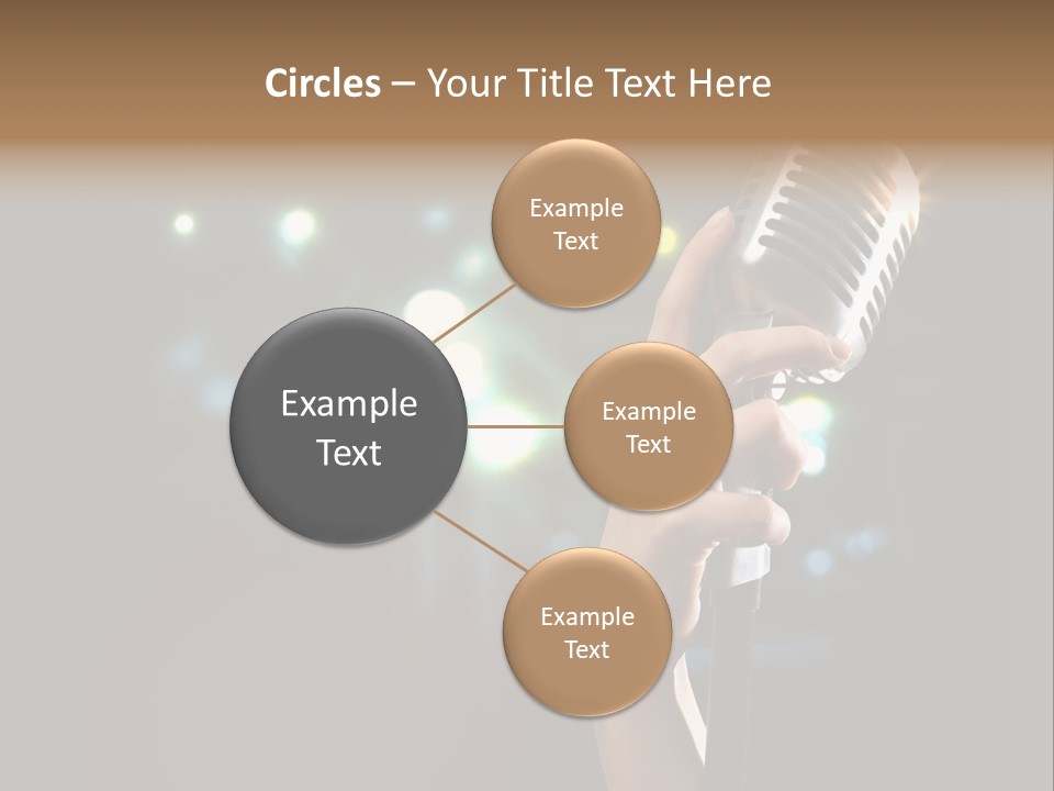 Sing Instrument Vintage PowerPoint Template