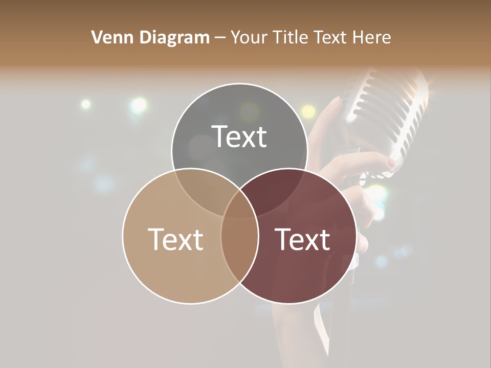 Sing Instrument Vintage PowerPoint Template