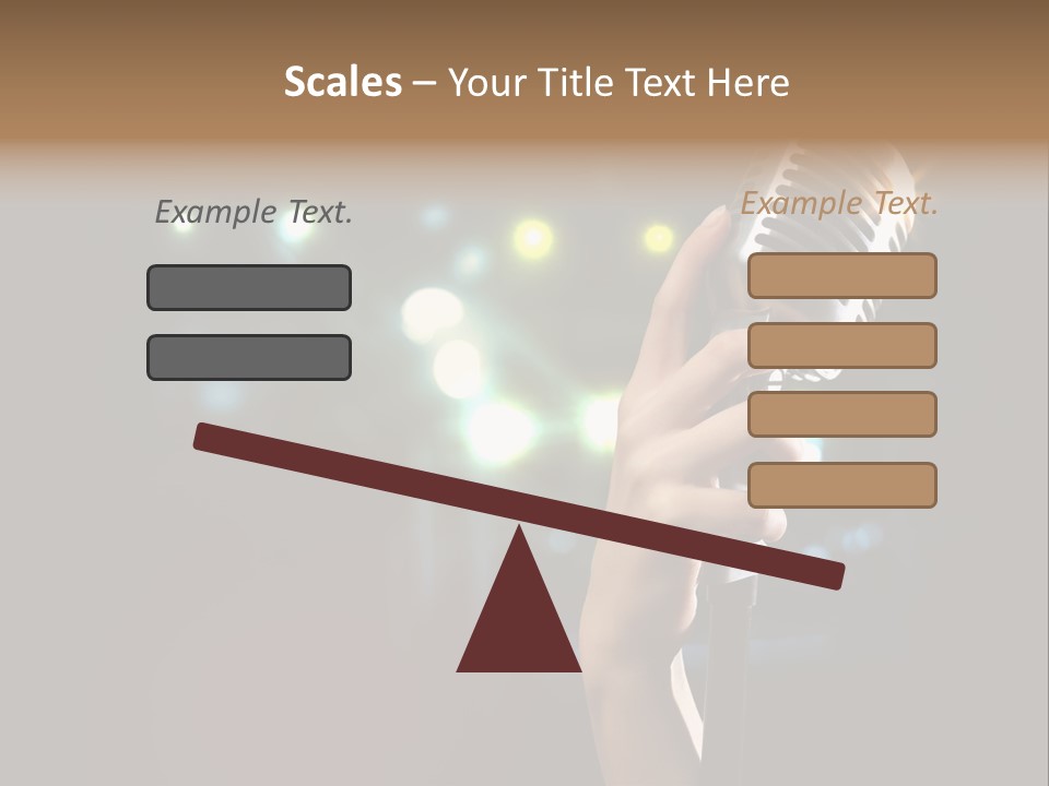 Sing Instrument Vintage PowerPoint Template