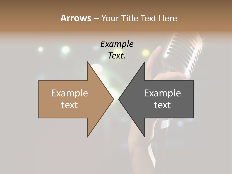 Sing Instrument Vintage PowerPoint Template
