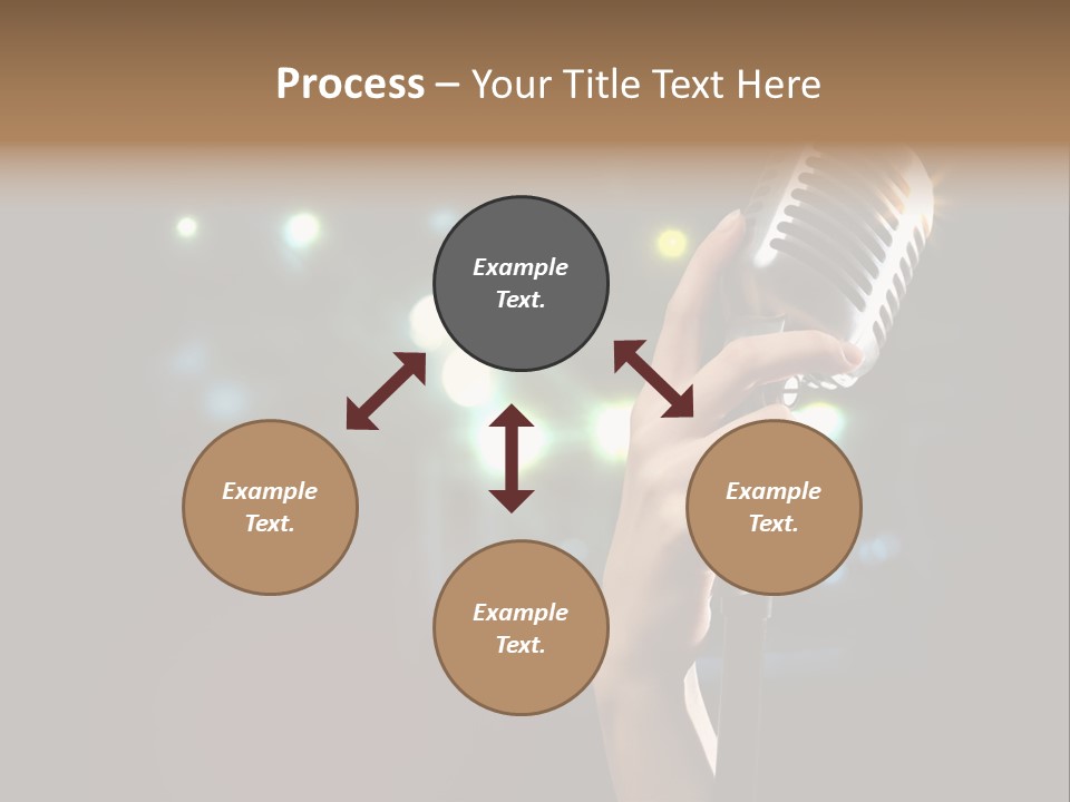 Sing Instrument Vintage PowerPoint Template