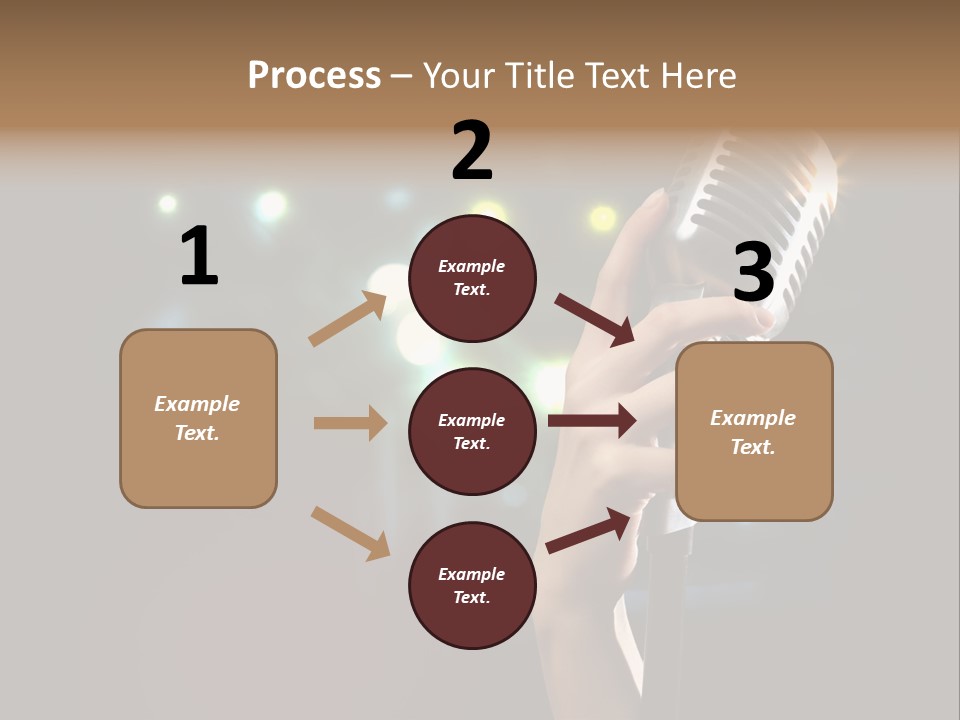 Sing Instrument Vintage PowerPoint Template