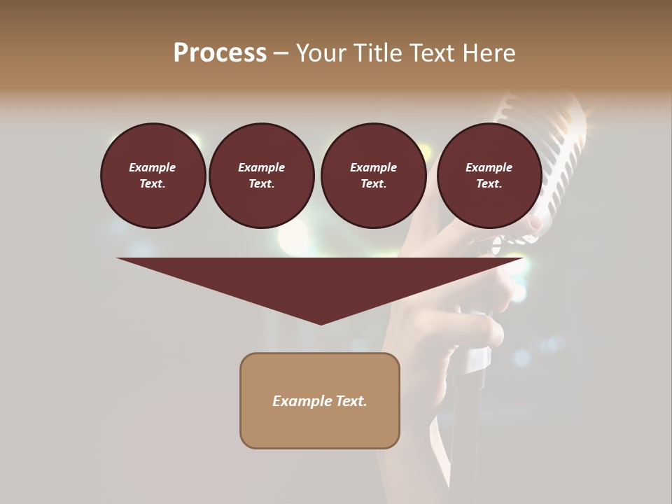 Sing Instrument Vintage PowerPoint Template