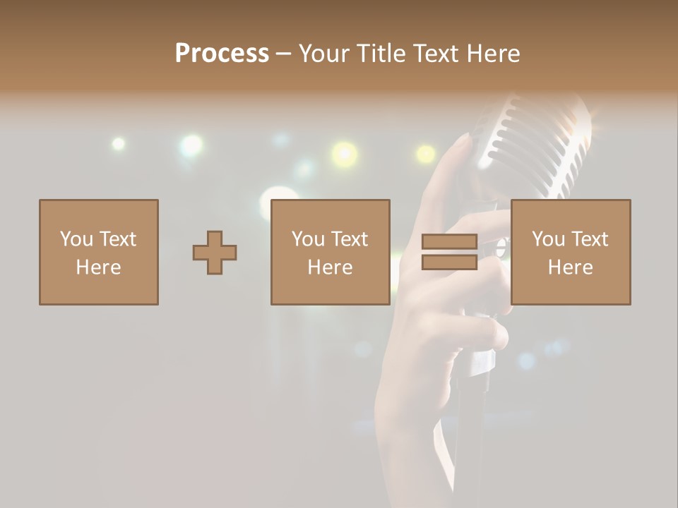 Sing Instrument Vintage PowerPoint Template