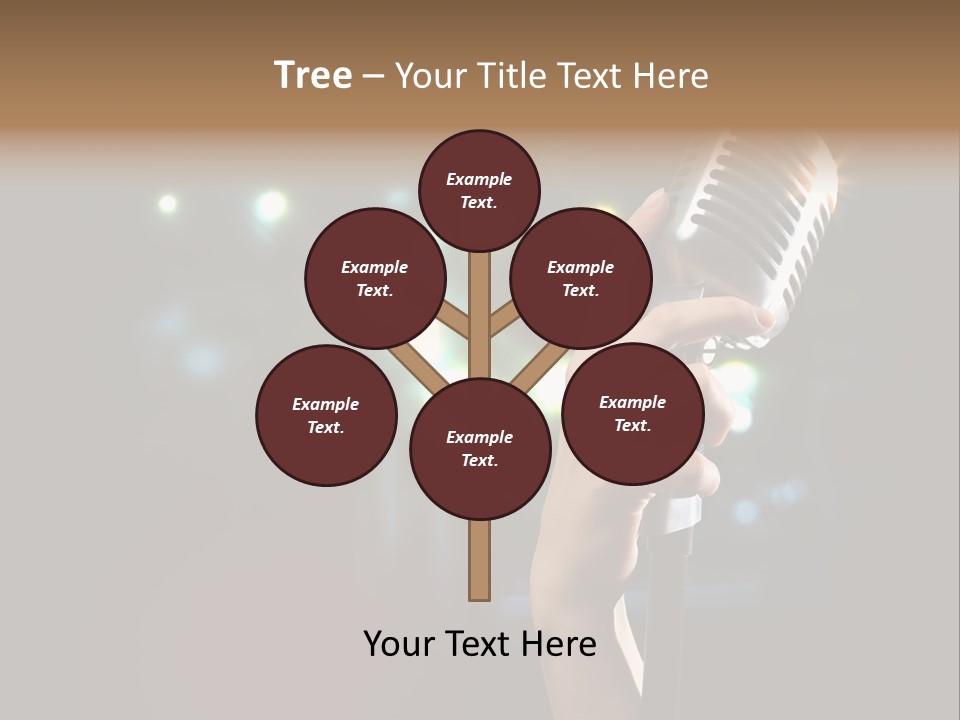 Sing Instrument Vintage PowerPoint Template