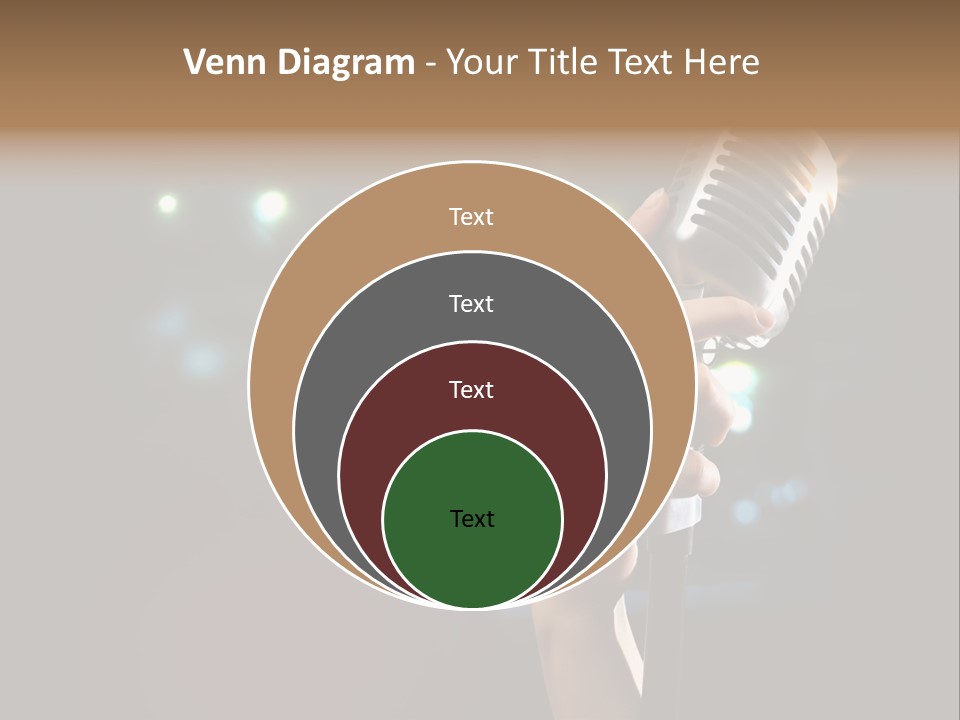 Sing Instrument Vintage PowerPoint Template