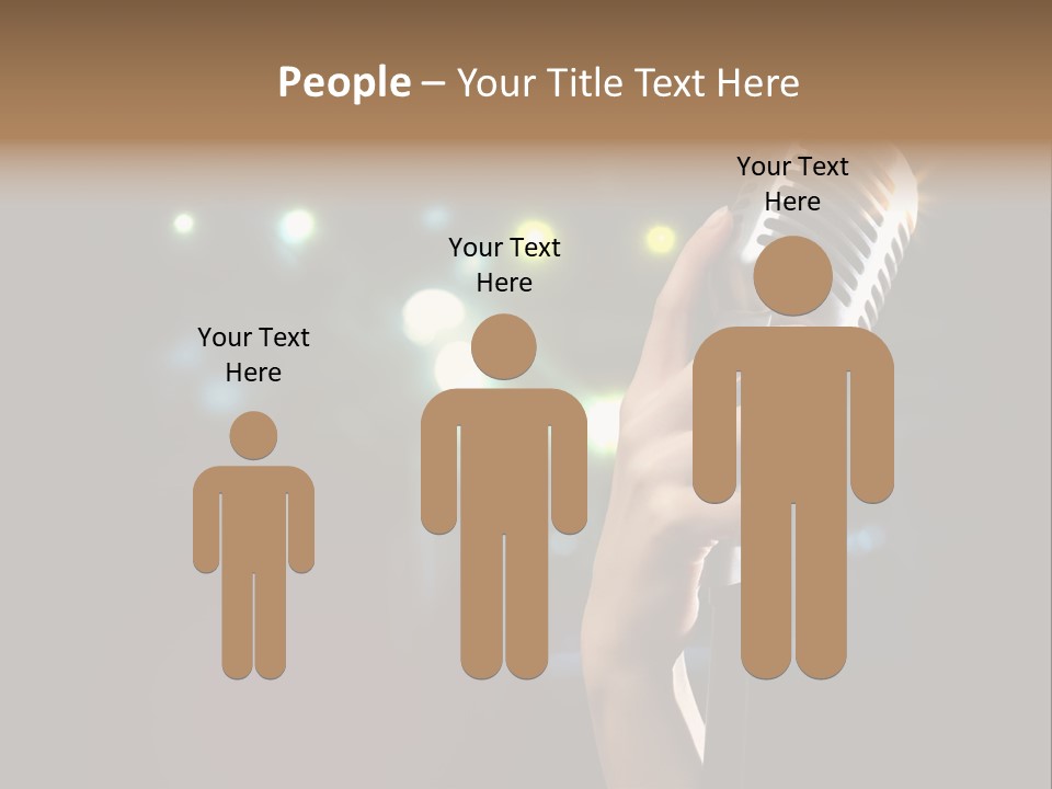 Sing Instrument Vintage PowerPoint Template