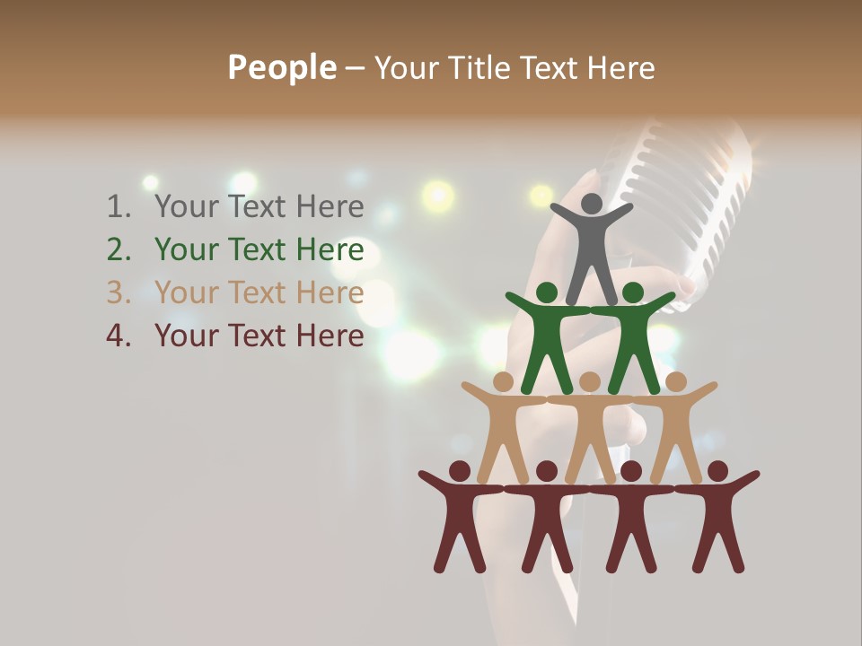 Sing Instrument Vintage PowerPoint Template