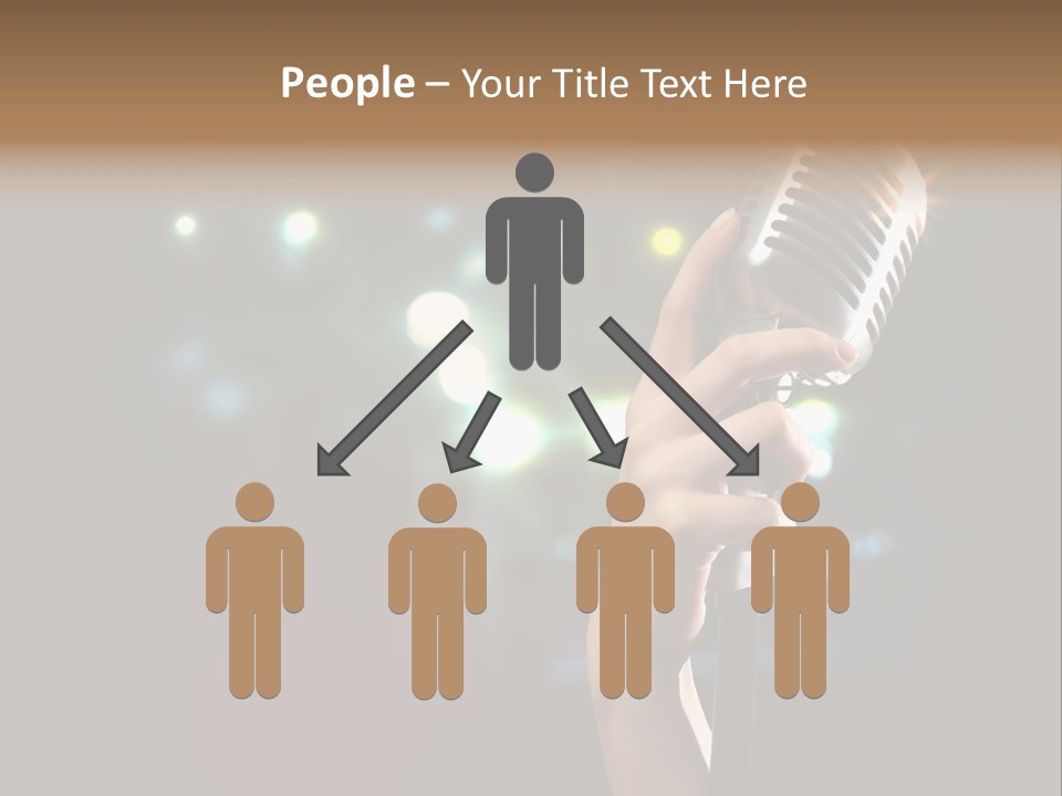 Sing Instrument Vintage PowerPoint Template