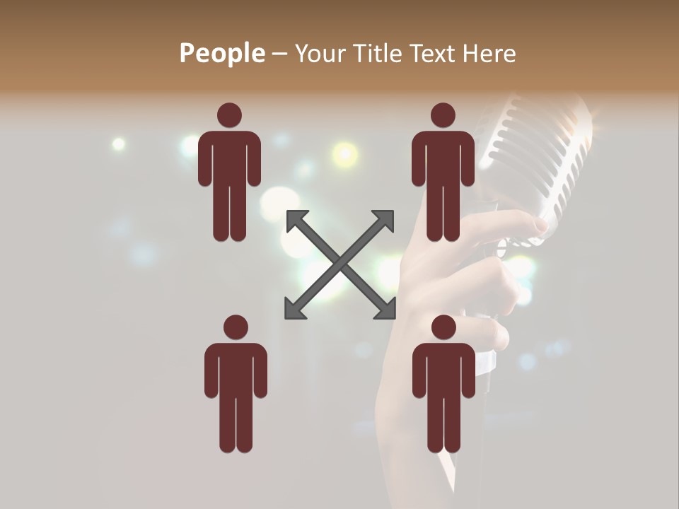 Sing Instrument Vintage PowerPoint Template